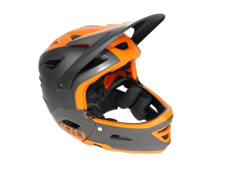 Giro Studio Switchblade Mips Full Face Helmet - Matt Black-Orange 1