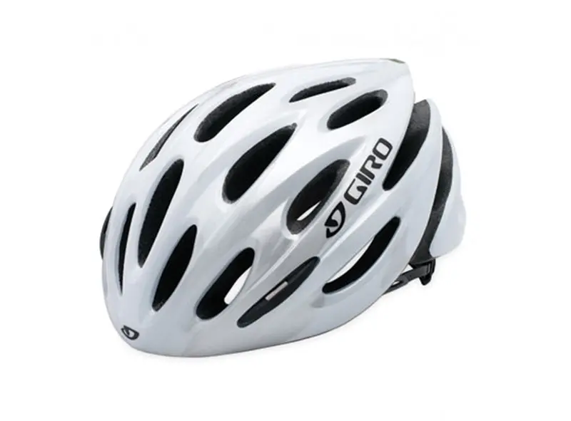Giro Stylus Road Helmet - Silver-White 1