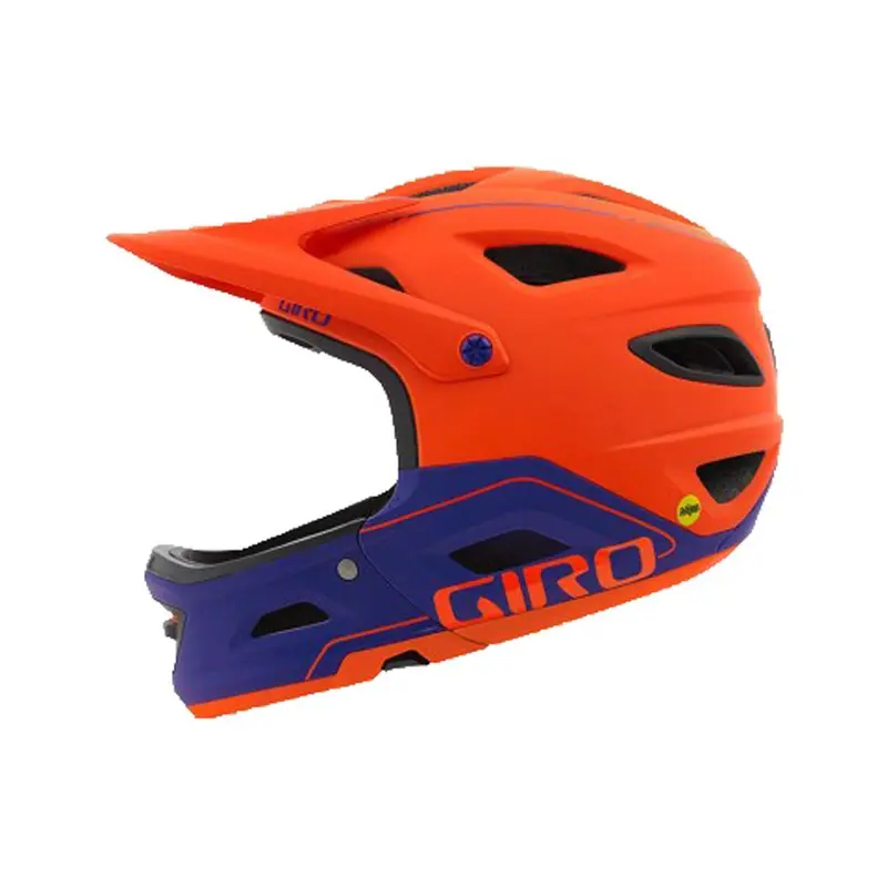 Giro Switchblade Mips Full Face Helmet - Matt Vermillion-Purple 1