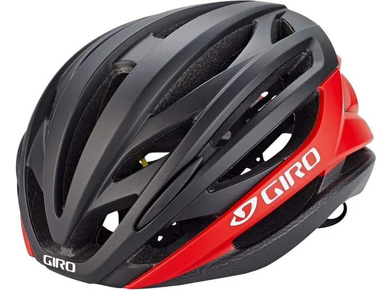 Giro Syntax Mips Road Helmet - Matt Black-Bright Red - 2020 1
