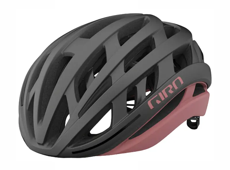 Giro Syntax Mips Road Helmet - Matt Metallic Coal-Dusty Rose 1