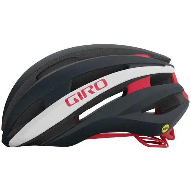 Giro Synthe Mips Ii Road Helmet - Matt Gray-White-Red - 2021 1