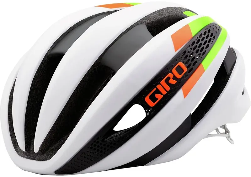 Giro Synthe Mips Road Helmet - Matt White-Lime 1