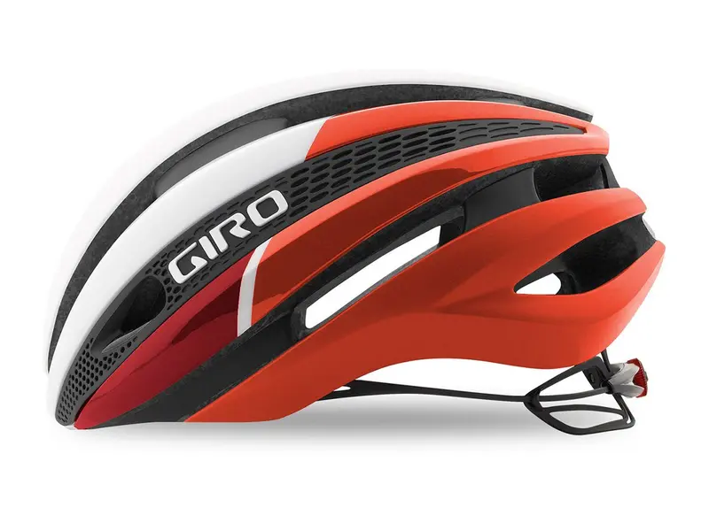 Giro Synthe Road Helmet - Matt White-Red 2