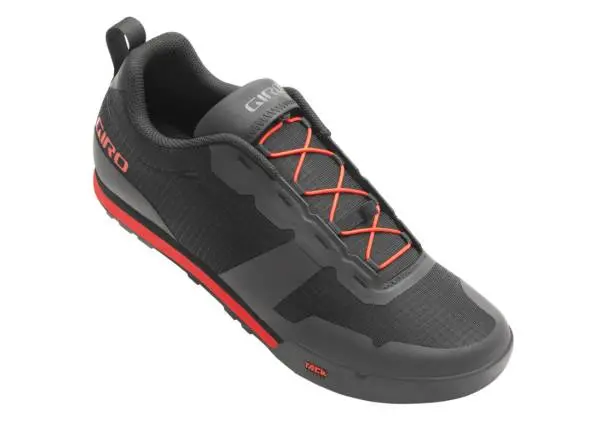 Giro Tracker Fastlace Mtb Shoe - Black-Bright Red 1