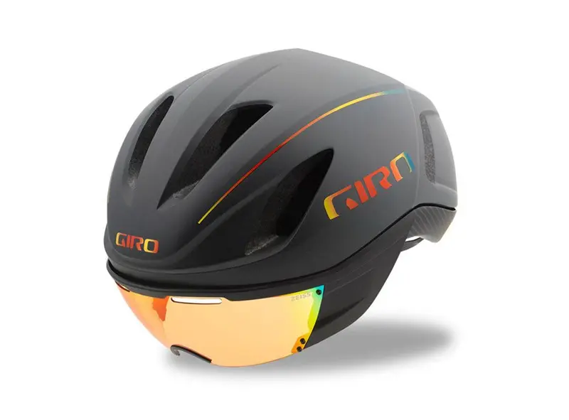 Giro Vanquish Mips Road Helmet - Matt Gray Firechrome 1