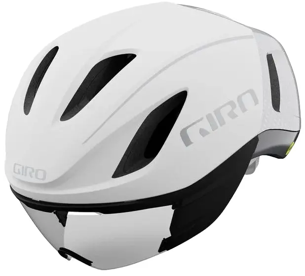 Giro Vanquish Mips Road Helmet - Matt White-Silver 1