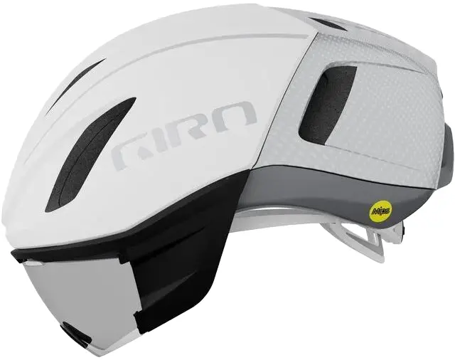 Giro Vanquish Mips Road Helmet - Matt White-Silver 2