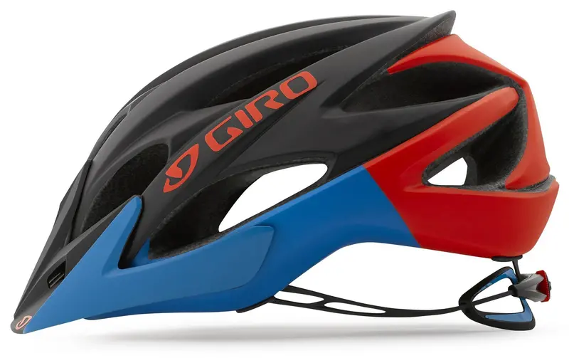 Giro Xar Mtb Helmet - Matt Black-Red-Blue 1