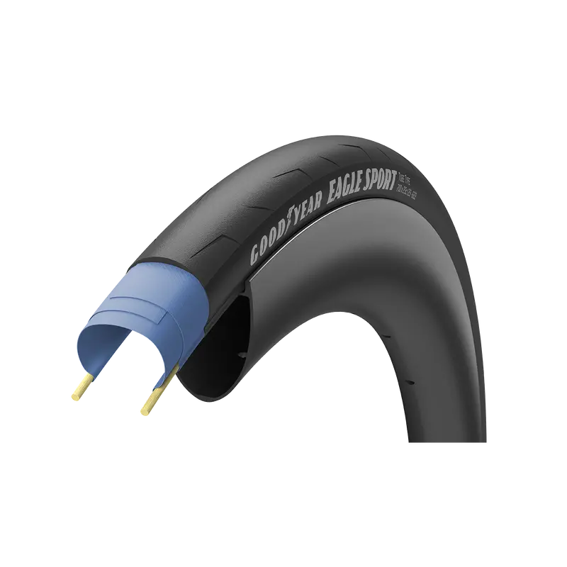 Goodyear Eagle Sport 700C Folding Road Tire - Black 1