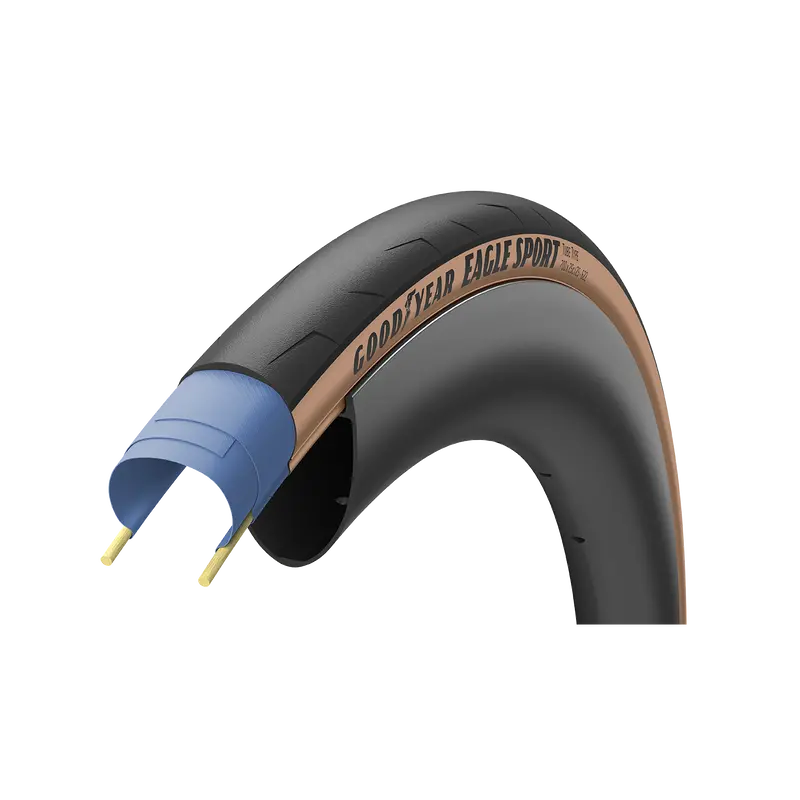 Goodyear Eagle Sport 700C Folding Road Tire - Tan 1
