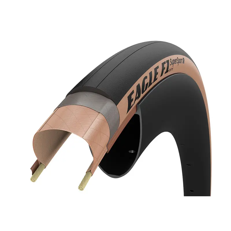 Goodyear F1 Supersport R 700C Folding Road Tire - Transparent 1