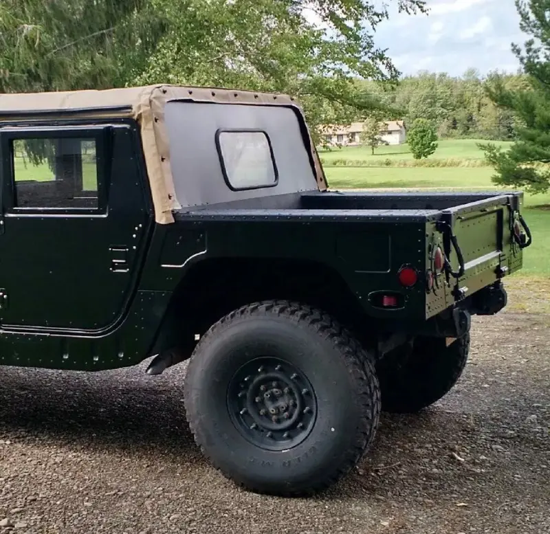 Goodyear Mtr Kevlar Tires Matched Sets Of Four Or Five 37” Mounted On 8-Lug 16.5” Rims. 10 Ply 24 Bolt Plus Run Flat Insert, Fits Humvee 4
