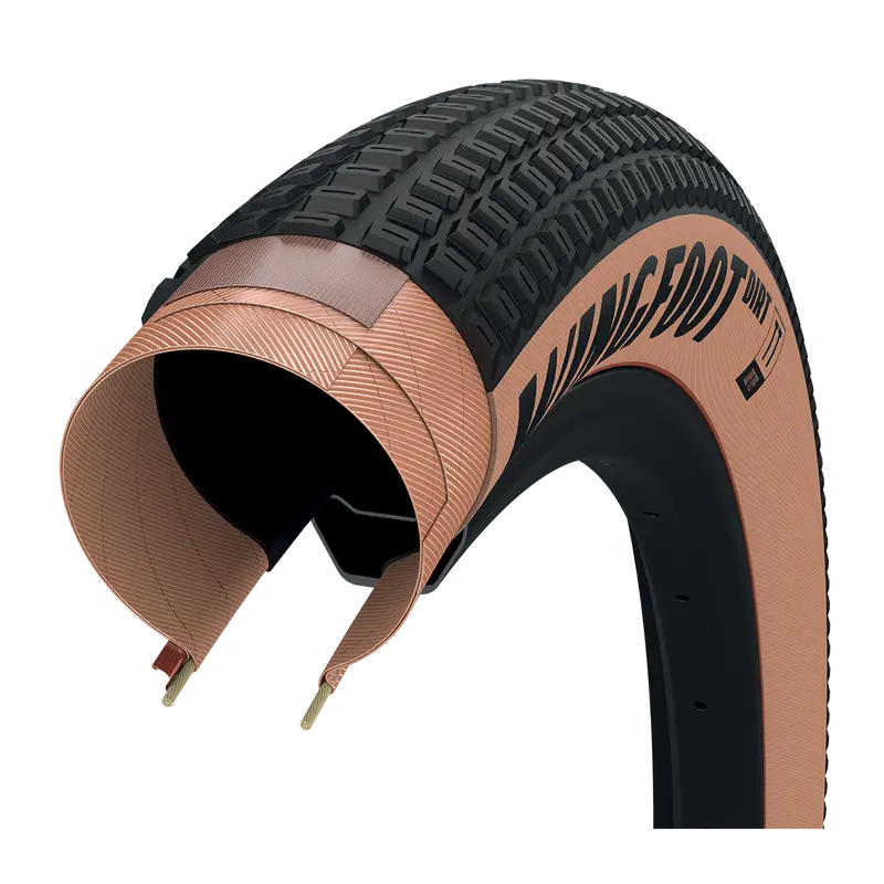 Goodyear Wingfoot Dirt 26" Folding Mtb Tire - Transparent 1
