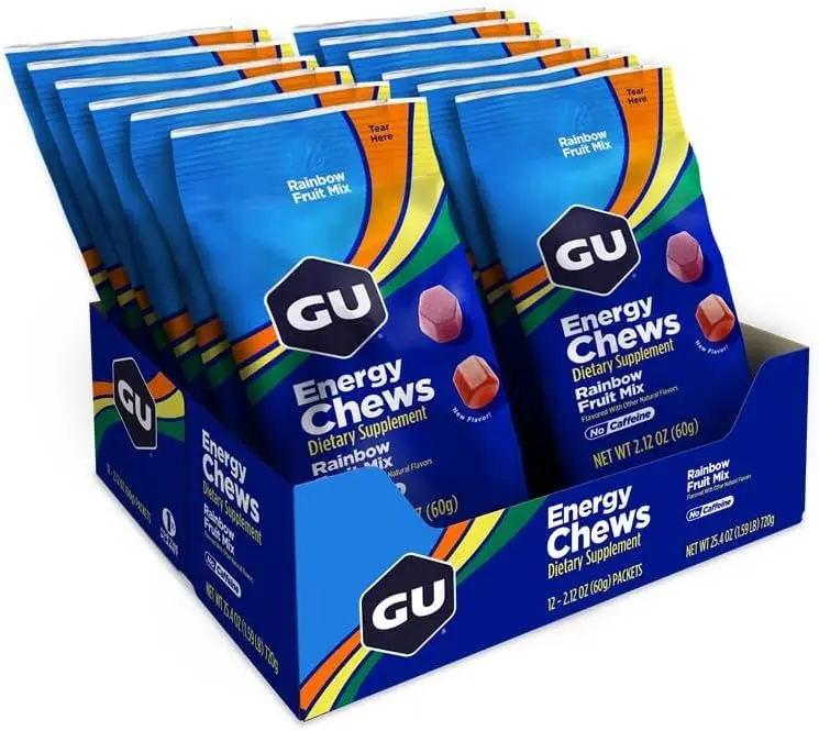 Gu Energy Chews Double Serving Bag - Rainbow Mix 2