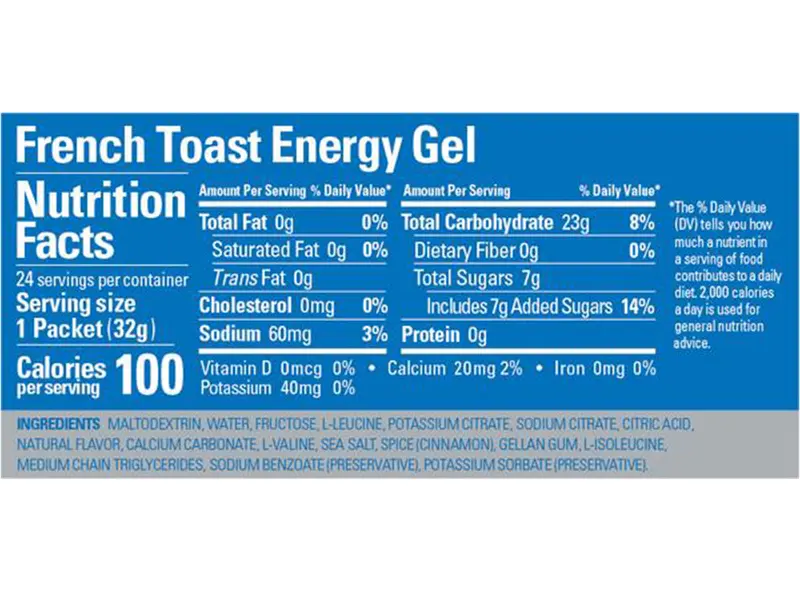 Gu Energy Gel - French Toast 2