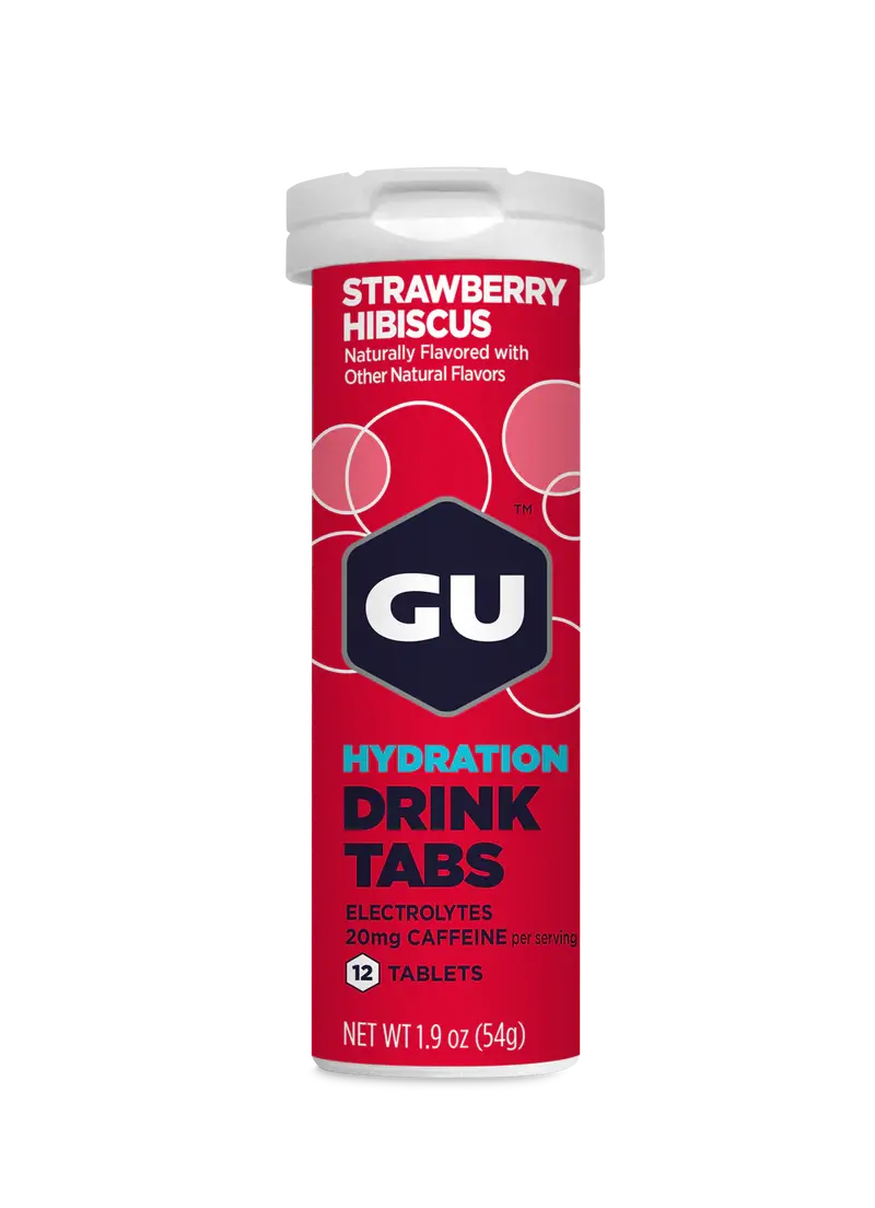 Gu Hydration Drink Tabs - Strawberry Hibiscus 1