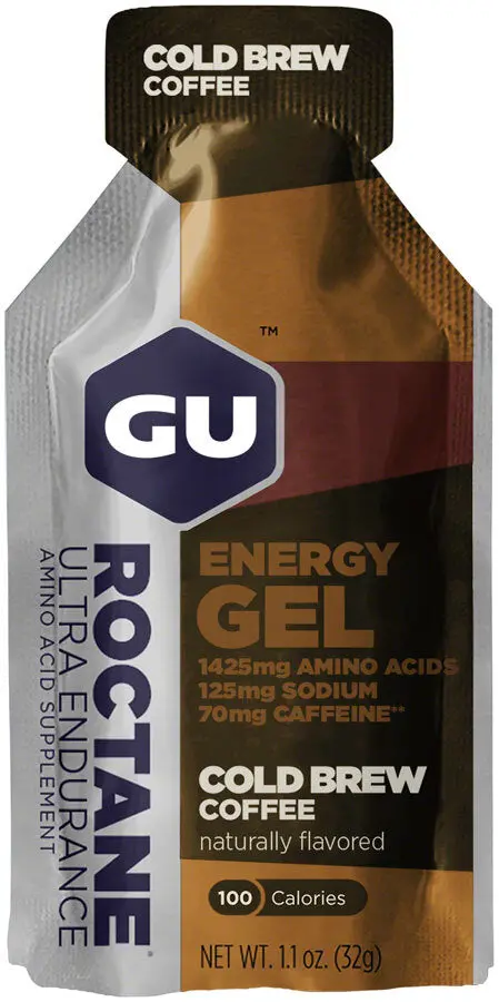Gu Roctane Ultra Endurance Energy Gel - Cold Brew Coffee 1