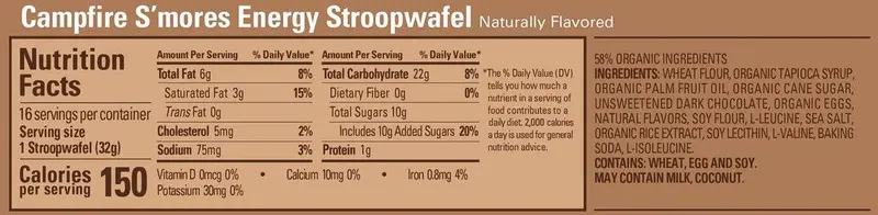 Gu Stroopwafel - Campfire S'mores 2