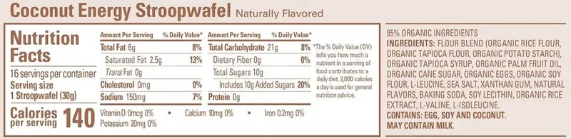 Gu Stroopwafel - Coconut (Gf) 2
