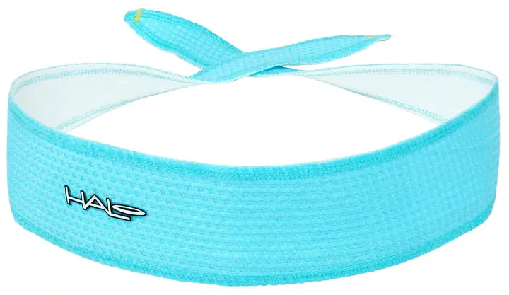 Halo I Tie Headband - Aqua Air 1