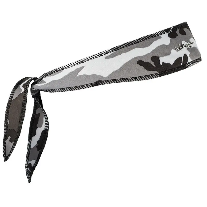 Halo I Tie Headband - Camo Gray 1
