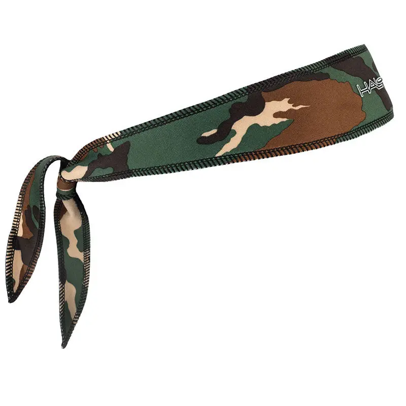 Halo I Tie Headband - Camo Green 1