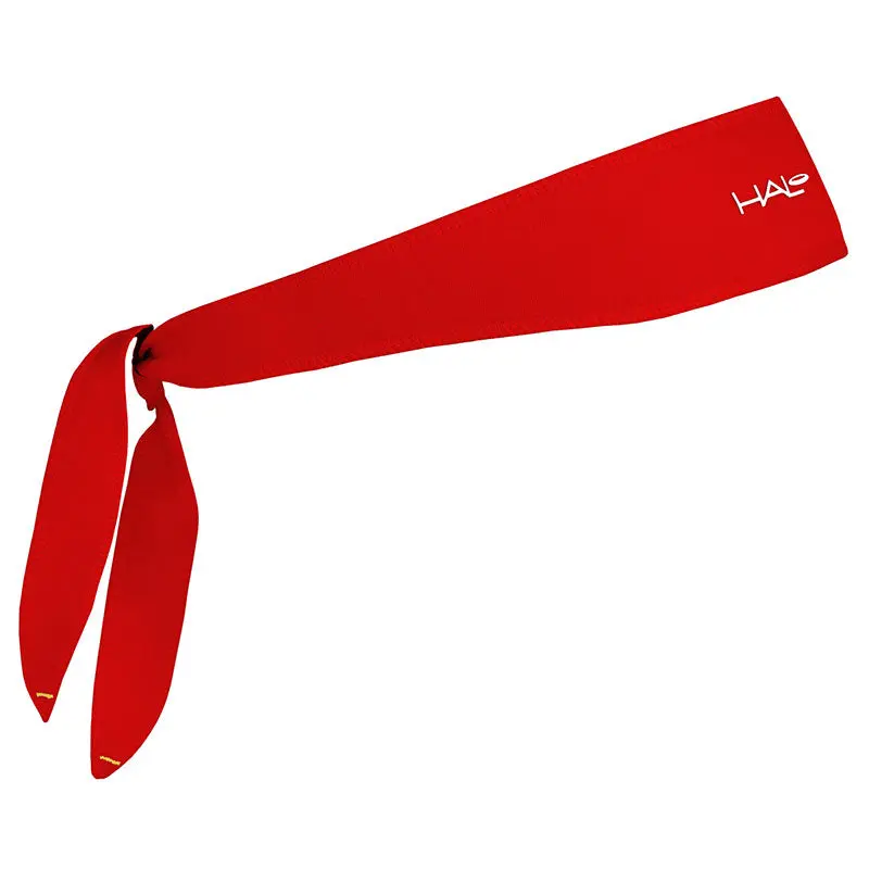 Halo I Tie Headband - Red 1