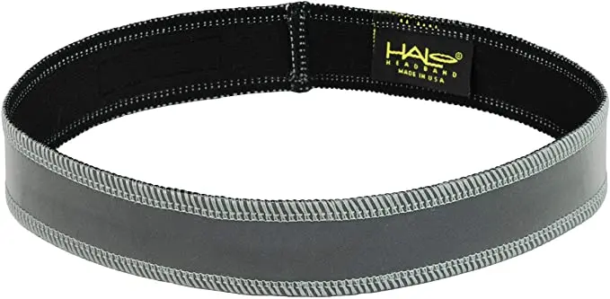 Halo Slim Pullover Headband - Reflective Silver 1