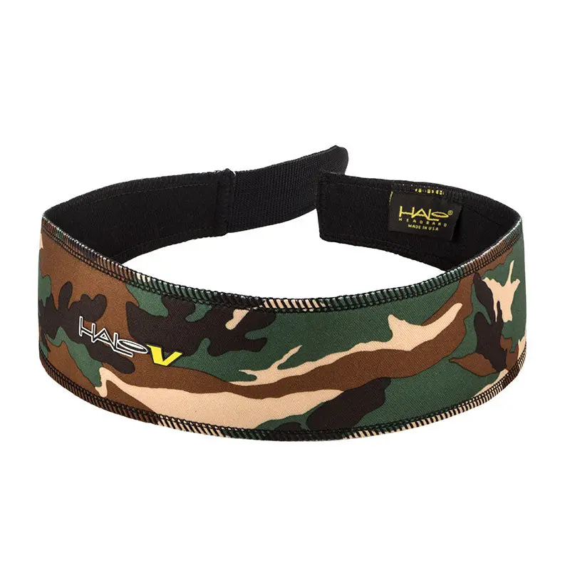 Halo V - Velcro Adjustable Headband - Camo Green 1