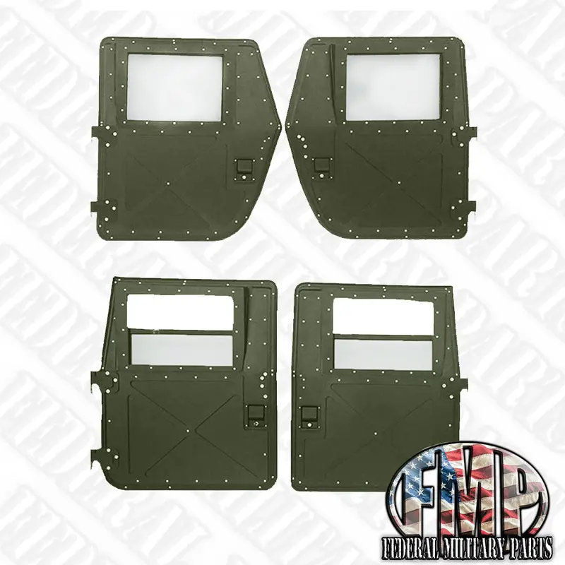 Hard X-Doors, Set Of 4, X-Style For Humvee Hmmwv M998 M997 M1043 M1045 11