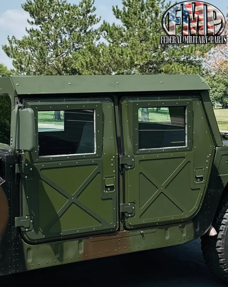 Hard X-Doors, Set Of 4, X-Style For Humvee Hmmwv M998 M997 M1043 M1045 2