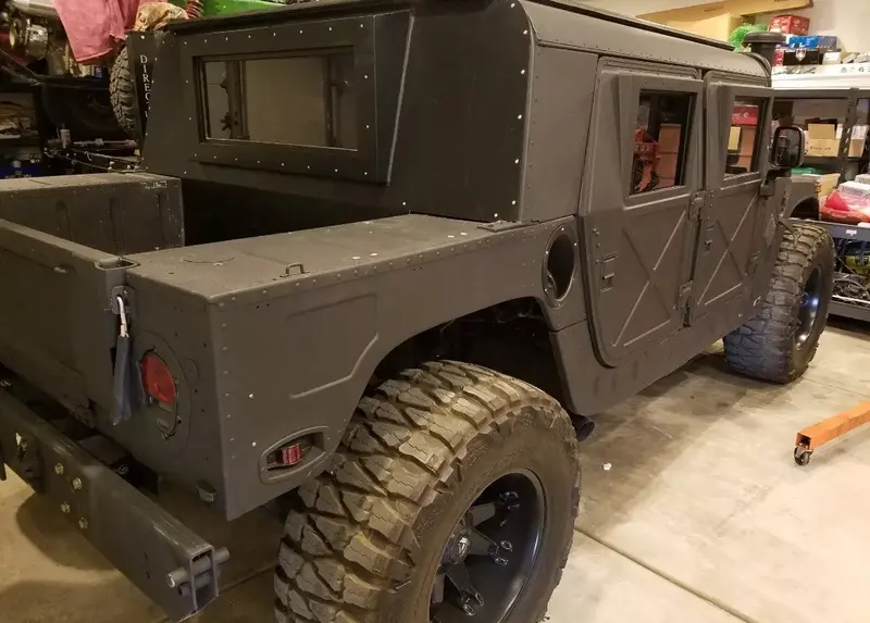Hard X-Doors, Set Of 4, X-Style For Humvee Hmmwv M998 M997 M1043 M1045 7
