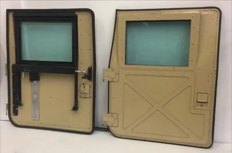 Hard X-Doors, Set Of 4, X-Style For Humvee Hmmwv M998 M997 M1043 M1045 9