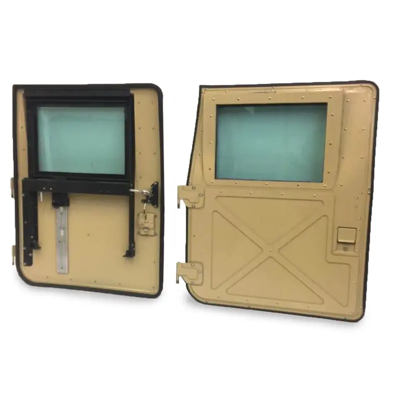 Hard "X" Military Doors For Humvee, Pair Of Front Or Rear - Black, Tan, Or Green Hard Doors 27