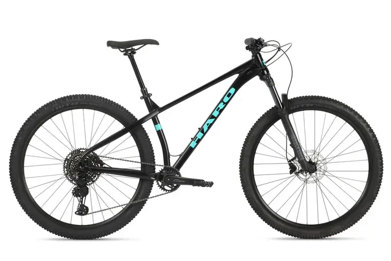 Haro Double Peak 1 29" - Matte Black-Teal 1