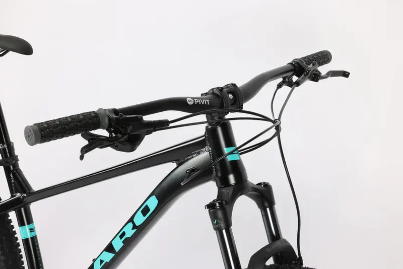 Haro Double Peak 1 29" - Matte Black-Teal 2