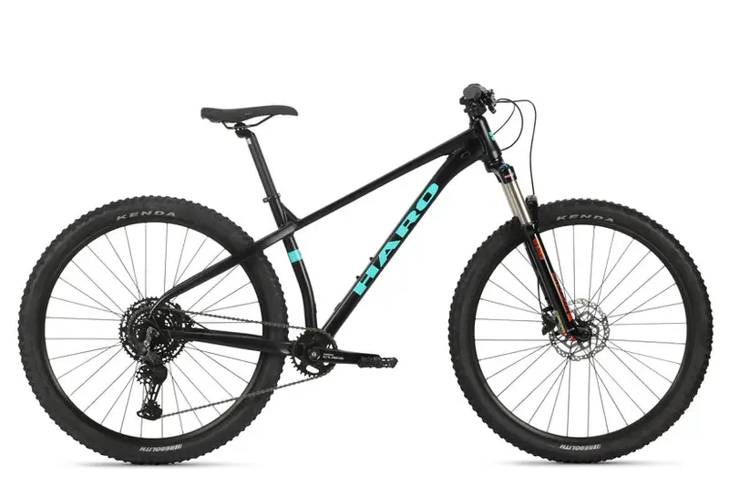 Haro Double Peak 2 29" - Matte Black-Teal 1