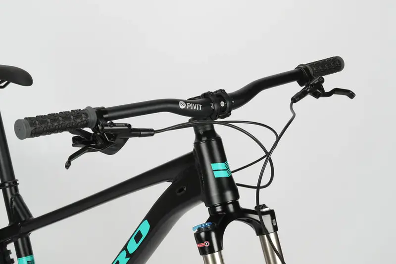 Haro Double Peak 2 29" - Matte Black-Teal 2