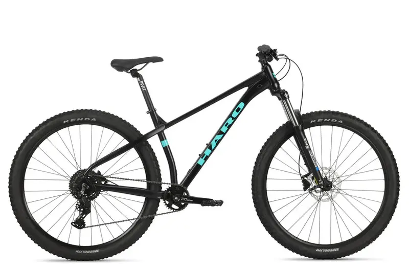 Haro Double Peak 3 29" - Matte Black-Teal 1