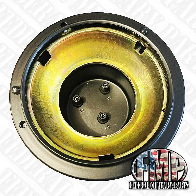 Headlight Bucket Black Includes Bezel For All Military Wheeled Vehicles Including Humvee 1