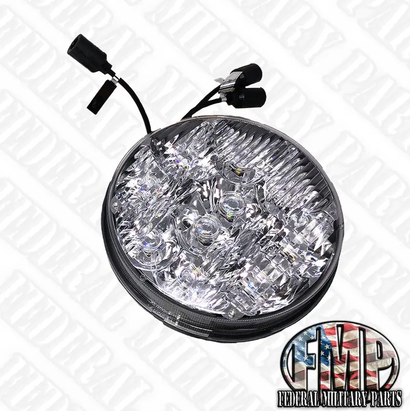 Headlight Universal For Wheeled Vehicles 24 Volt Led Oem Style Plug And Play Headlights Fits Humvee M998 1