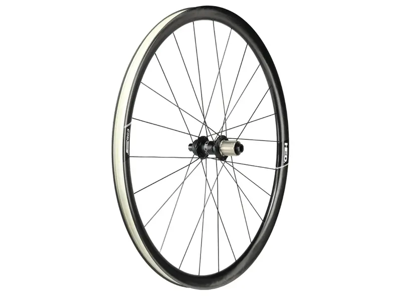 Hed Wheels Emporia Gc3 Performance 700C Carbon Clincher Disc Gravel Wheel - Rear 1