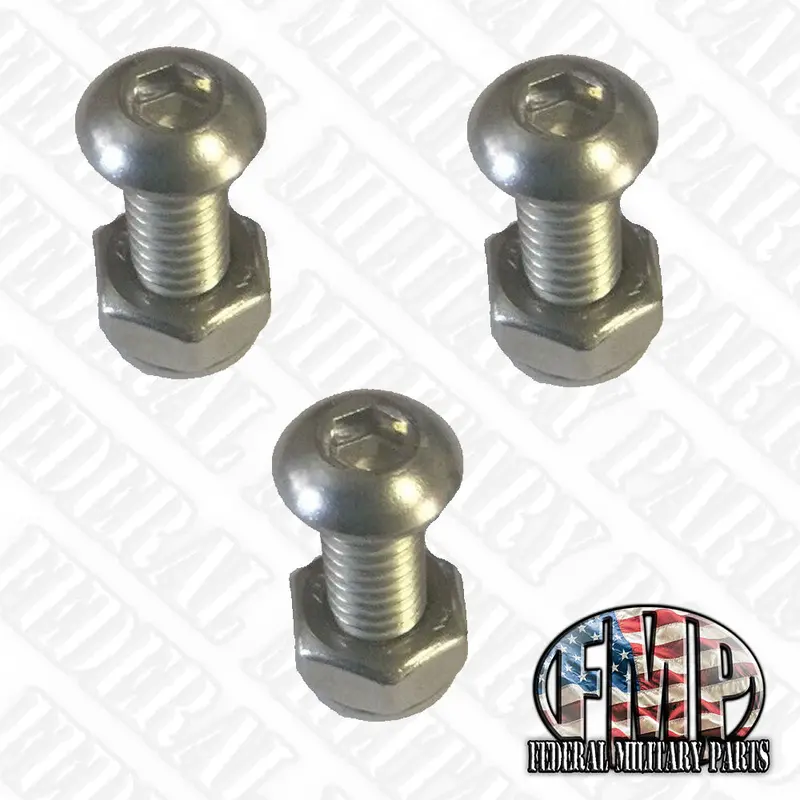 Hinge Hardware Kit Stainless Steel 9 Pieces Hardware Per Hinge For Humvee X-Door 1
