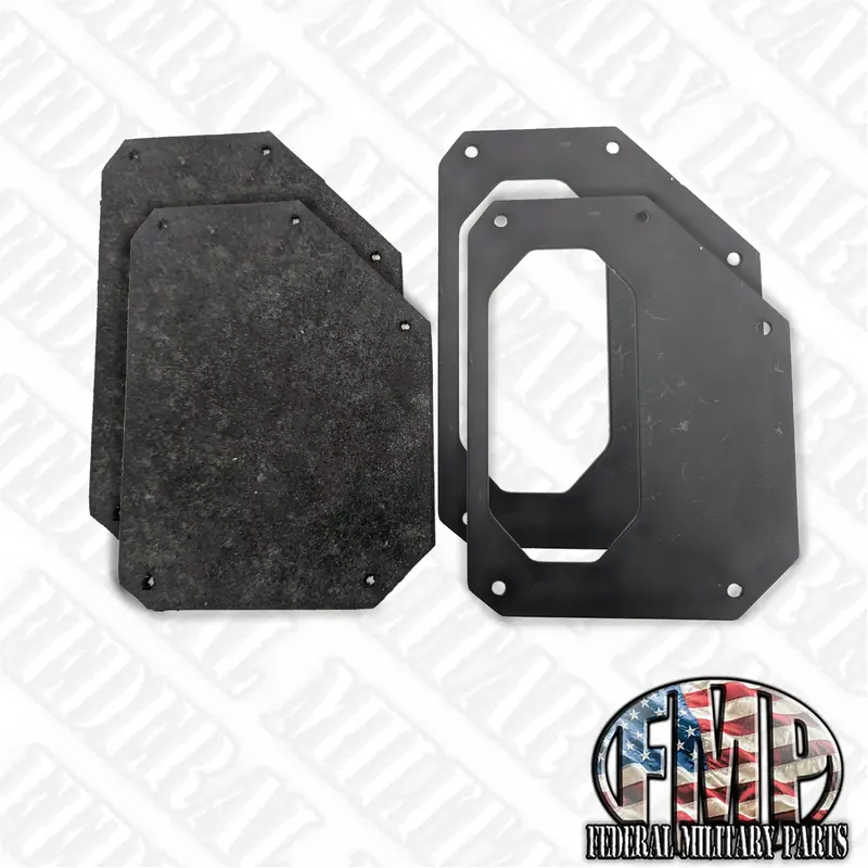 Hood Reinforcement Plates, Pair, Fits Military Humvee 2
