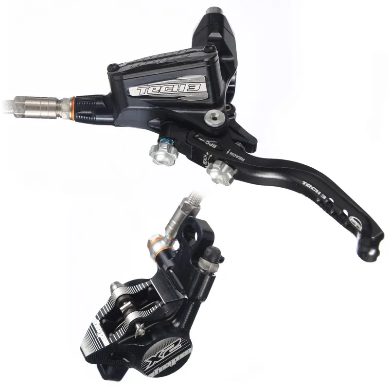 Hope Tech 3 X2 Disc Brake - Front - Black - Nlm 1
