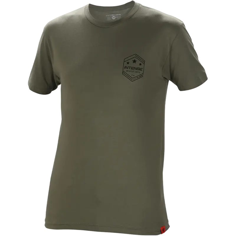 Intense Short Sleeve Tee Shirt - Army Sand 1