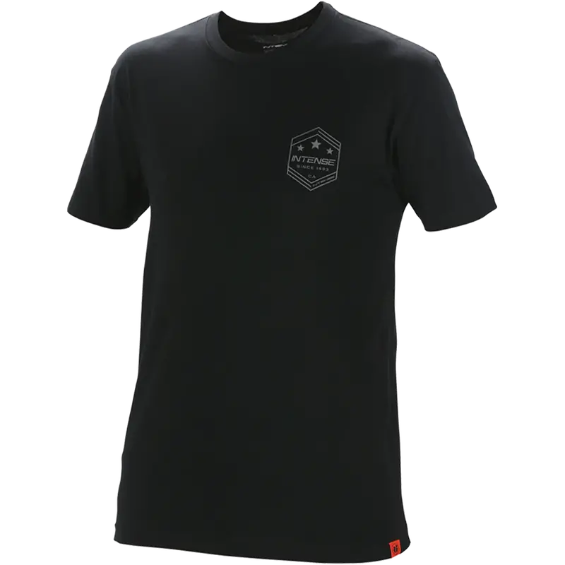 Intense Short Sleeve Tee Shirt - Black 1