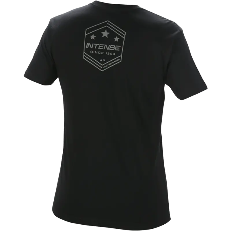 Intense Short Sleeve Tee Shirt - Black 2