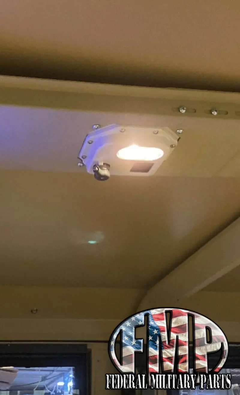 Interior Dome Cab Light Oem  8” Sq 24 Volt For All Military Vehicles Humvee Fmtv Lmtv Jeep 1